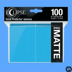 Ultra Pro: Eclipse PRO Matte Deck Protector Sleeves - Light Blue 100ct Supplies