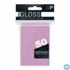 Ultra Pro: PRO Gloss Deck Protector Sleeves - Flat Pink 50ct