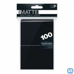 Ultra Pro: PRO Matte Deck Protector Sleeves - Black 100ct Supplies