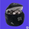 Ultra Pro: Dice Bag Plush D20 - Black/White