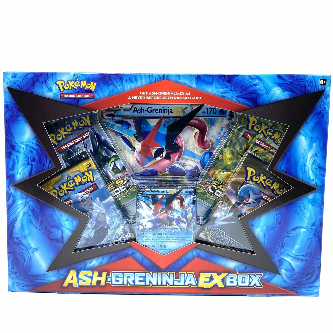 Promo π Pokemon TCG: Ash-Greninja-EX Box π 3 Pokemon TCG: Ash-Greninja-EX Box