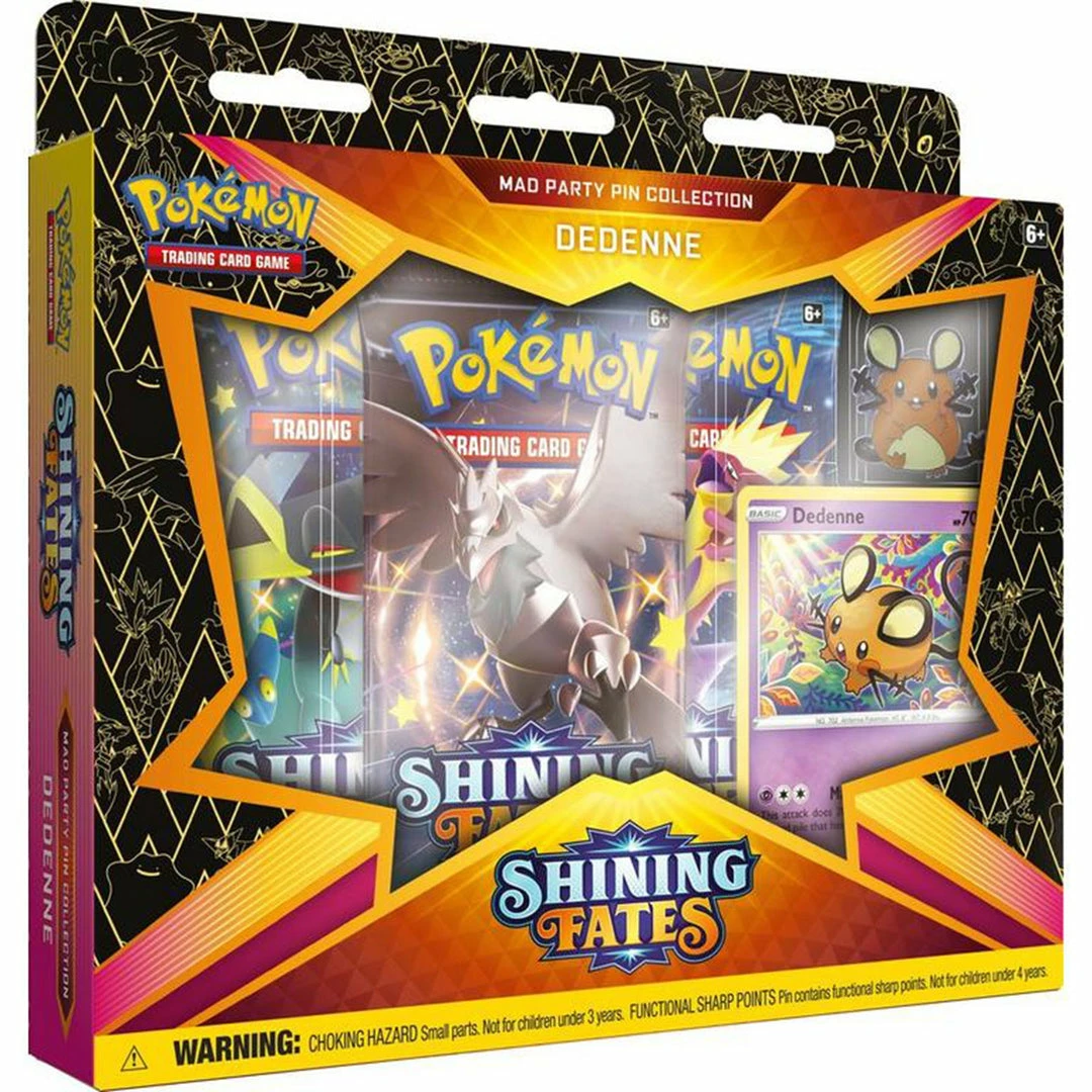 Cheapest π― Pokemon TCG: Shining Fates Mad Party Pin Collection TCGs π€© 4 Pokemon TCG: Shining Fates Mad Party Pin Collection TCGs