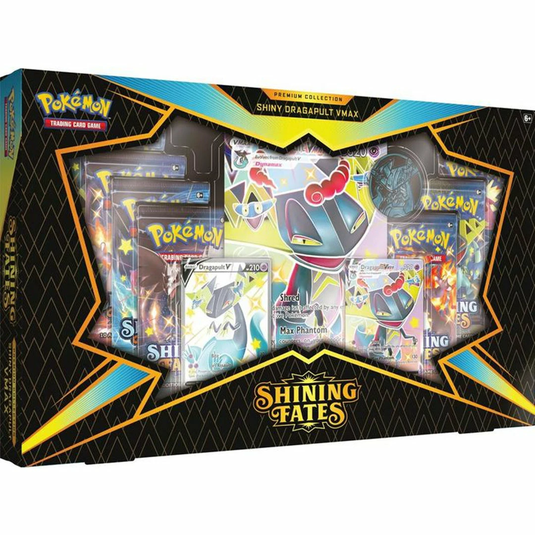 Cheap π₯ Pokemon TCG: Shining Fates Premium Collection - Shiny Dragapult TCGs β€οΈ 3 Pokemon TCG: Shining Fates Premium Collection - Shiny Dragapult TCGs
