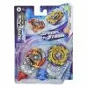 Hasbro Gaming Beyblade: Burst Surge Speedstorm Dual Pack- Spear Valtryek V6 And Regulus R6
