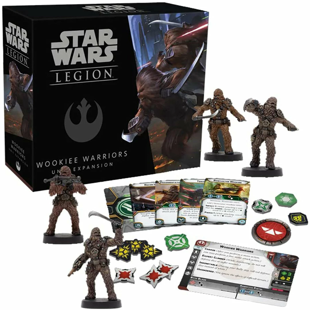 Promo ✔️ Fantasy Flight Games Star Wars: Legion - Wookiee Warriors Unit Expansion 🔥 4 Fantasy Flight Games Star Wars: Legion - Wookiee Warriors Unit Expansion