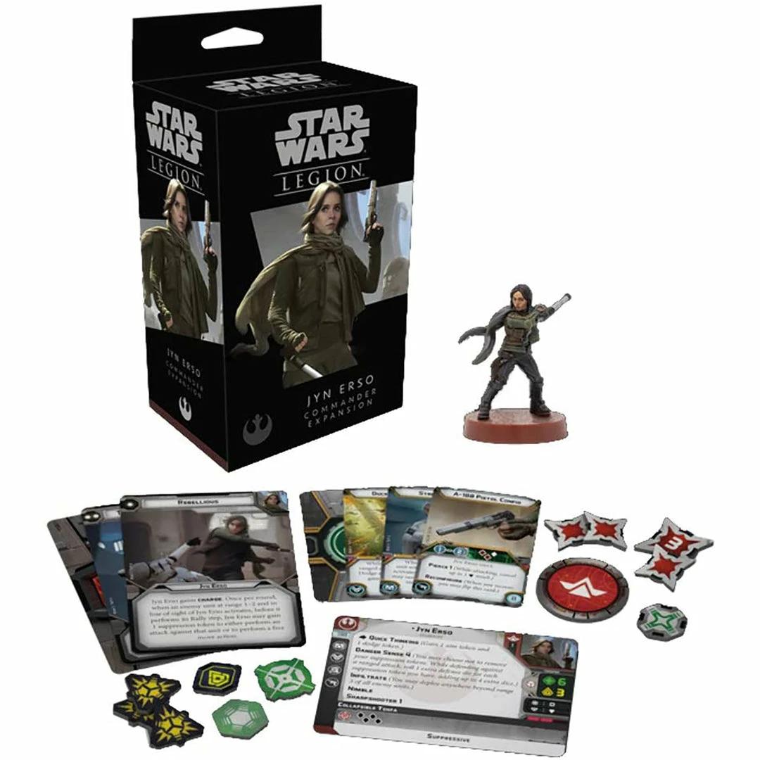 Brand new π Fantasy Flight Games Star Wars: Legion - Jyn Erso Commander Expansion π€© 4 Fantasy Flight Games Star Wars: Legion - Jyn Erso Commander Expansion