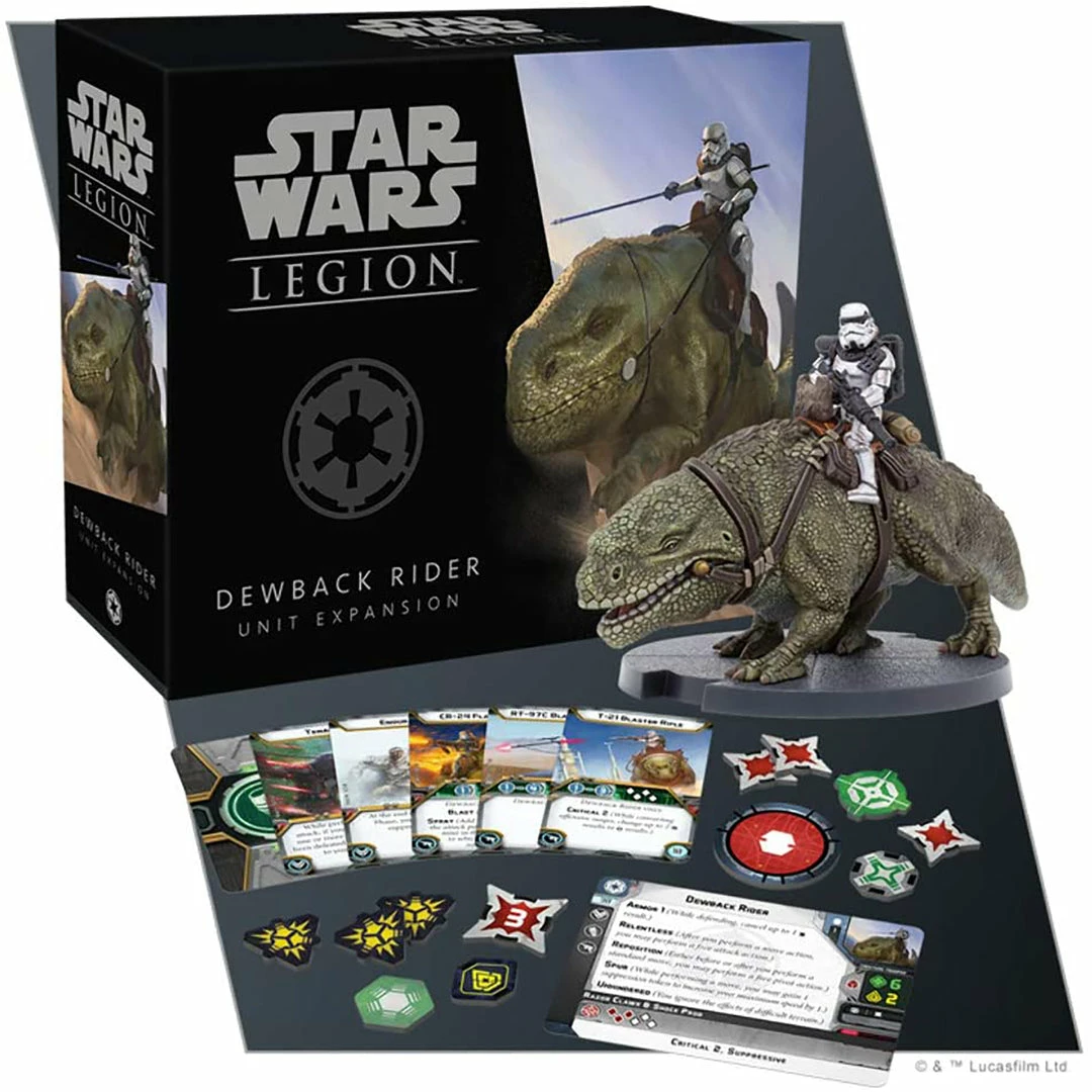 Buy π€© Fantasy Flight Games Star Wars: Legion - Dewback Rider Unit Expansion Miniatures β 4 Fantasy Flight Games Star Wars: Legion - Dewback Rider Unit Expansion Miniatures