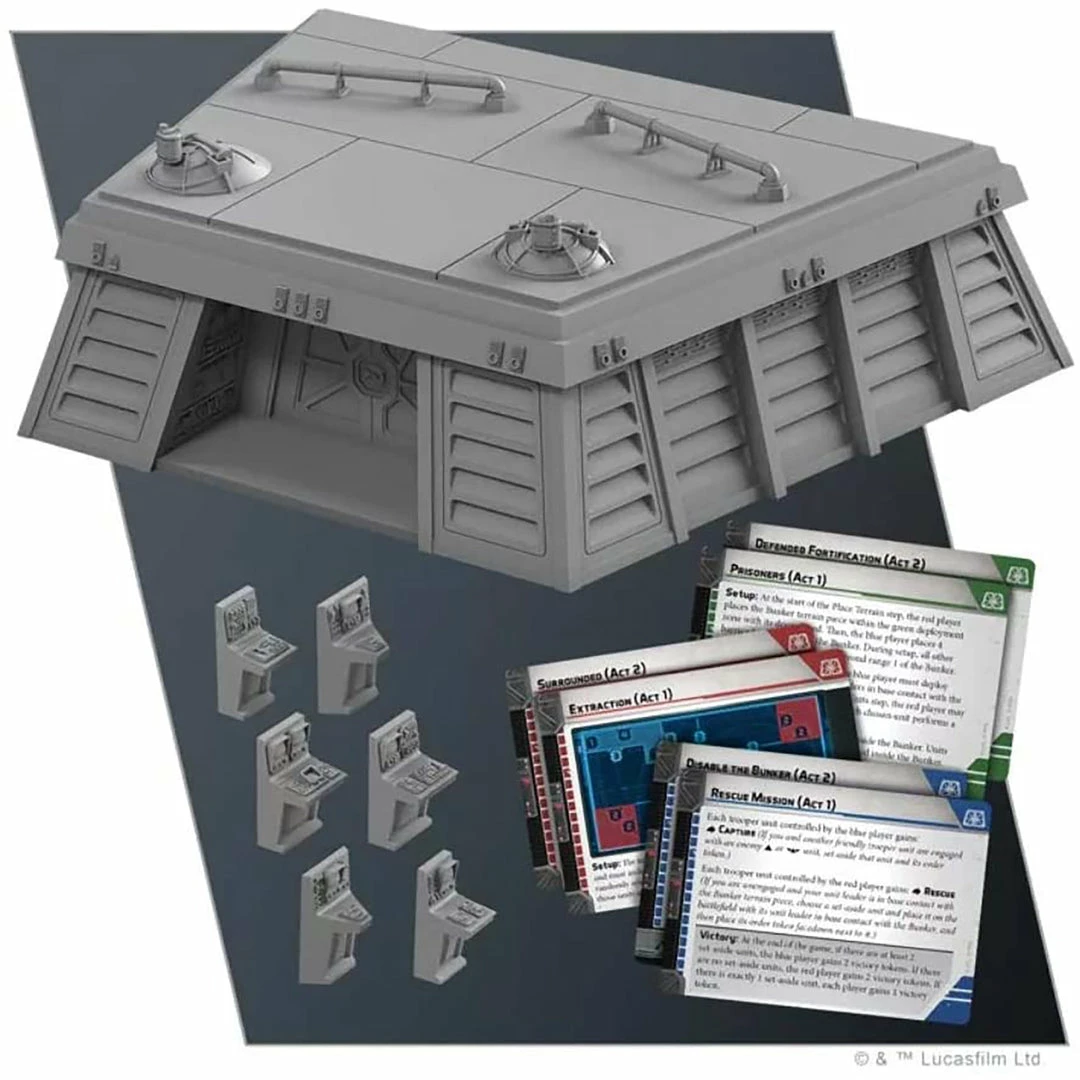 Budget π₯° Fantasy Flight Games Miniatures Star Wars: Legion - Imperial Bunker Battlefield Expansion π 4 Fantasy Flight Games Miniatures Star Wars: Legion - Imperial Bunker Battlefield Expansion