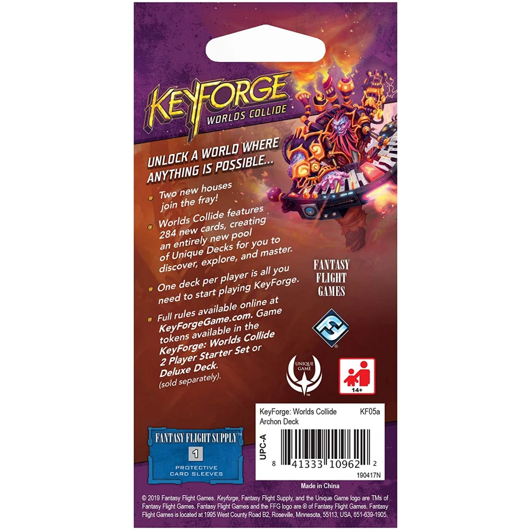 Budget π Fantasy Flight Games Keyforge: Worlds Collide - Ready To Play Archon Deck TCGs β€οΈ 4 Fantasy Flight Games Keyforge: Worlds Collide - Ready To Play Archon Deck TCGs