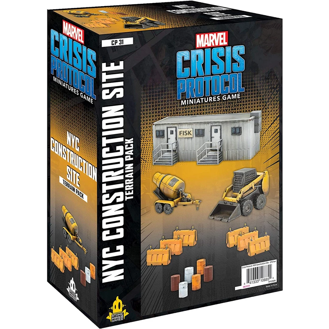 Outlet π₯ Atomic Mass Games Marvel Crisis Protocol: NYC Construction Site Terrain Pack π₯ 3 Atomic Mass Games Marvel Crisis Protocol: NYC Construction Site Terrain Pack
