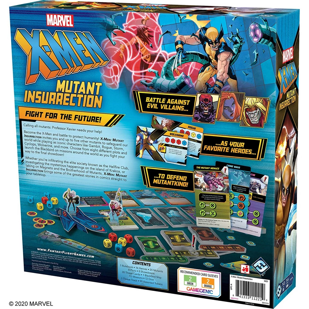 Buy π― Fantasy Flight Games Marvel X-Men: Mutant Insurrection π― 4 Fantasy Flight Games Marvel X-Men: Mutant Insurrection