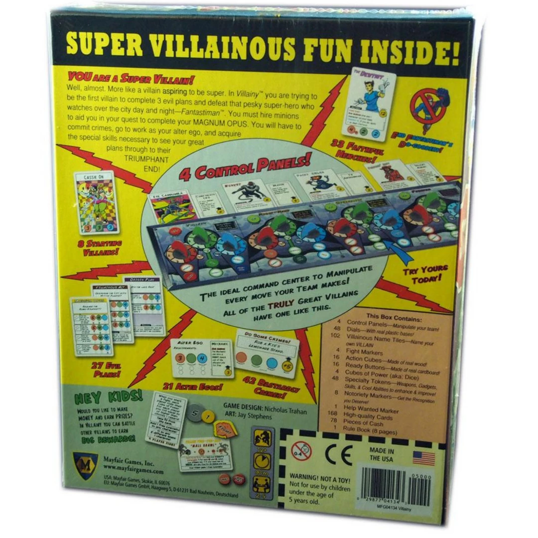 Top 10 π Mayfair Games Villainy π 4 Mayfair Games Villainy