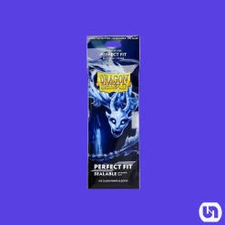 Arcane Tinman Supplies Dragon Shield: Japanese Size - Perfect Fit Sealable Inner Sleeves 100ct - Clear