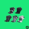 Bioworld Harry Potter: 5 Pair Ankle Socks - Slytherin