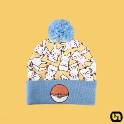 Merch Pokemon: Pom Beanie - Pikachu Electric Type