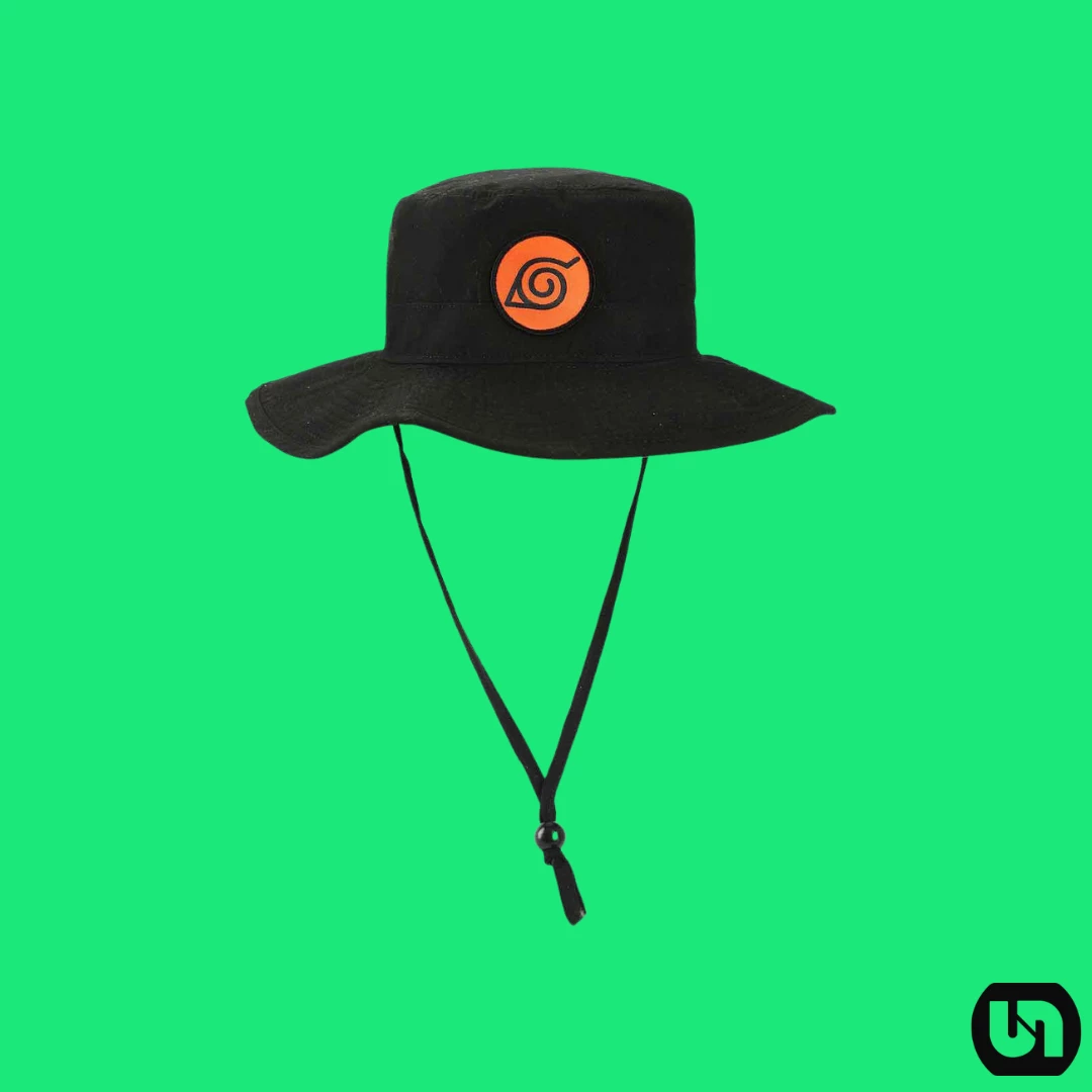 New ❤️ Bioworld Naruto: Neck Drape Sun Hat - Run ⌛ 4 Bioworld Naruto: Neck Drape Sun Hat - Run