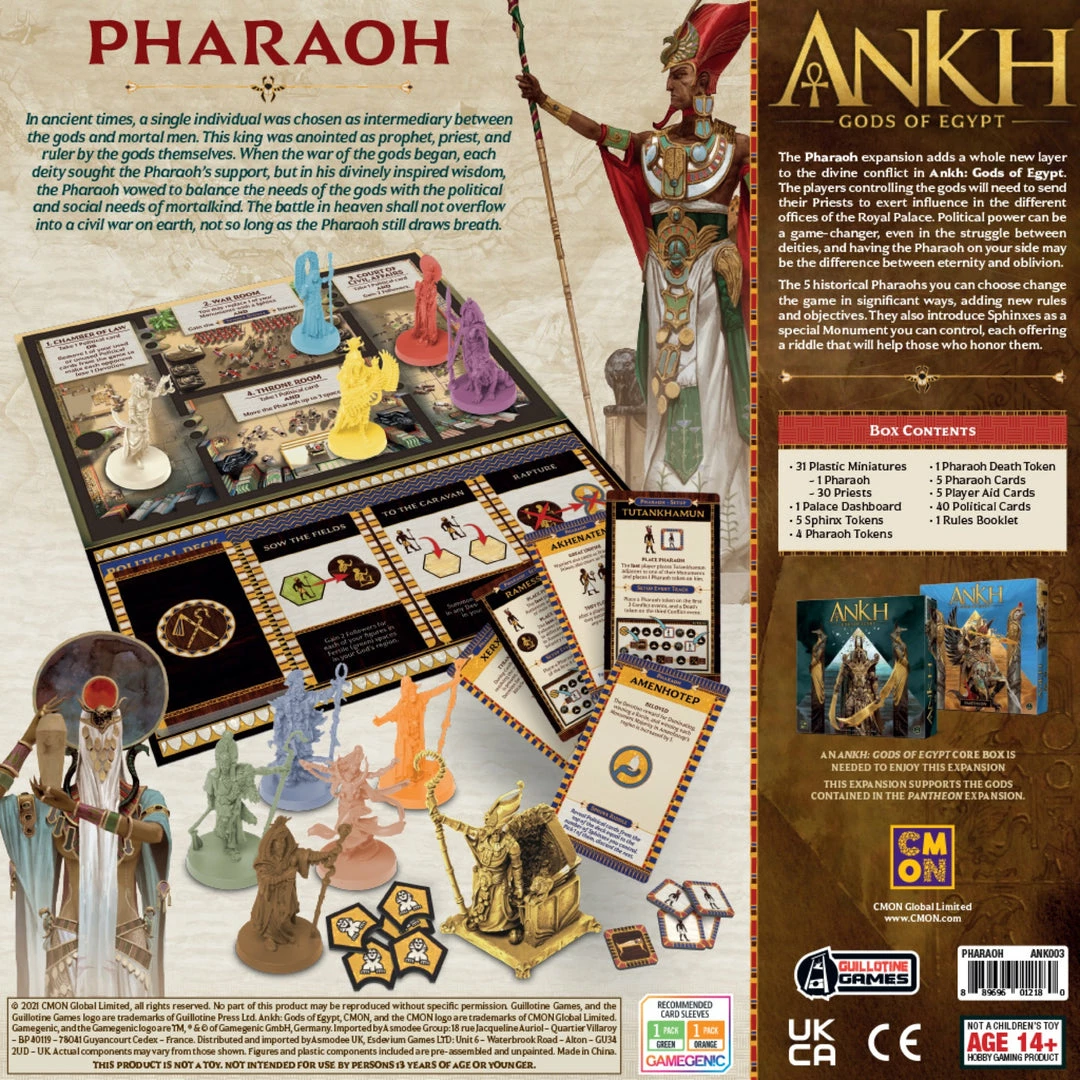 Promo βοΈ CMON Global Limited Board Games Ankh: Gods Of Egypt - Pharaoh Expansion π 4 CMON Global Limited Board Games Ankh: Gods Of Egypt - Pharaoh Expansion