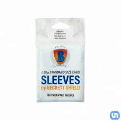Beckett Shield: <130pt Standard Size Card Sleeves - Thick 100ct Supplies
