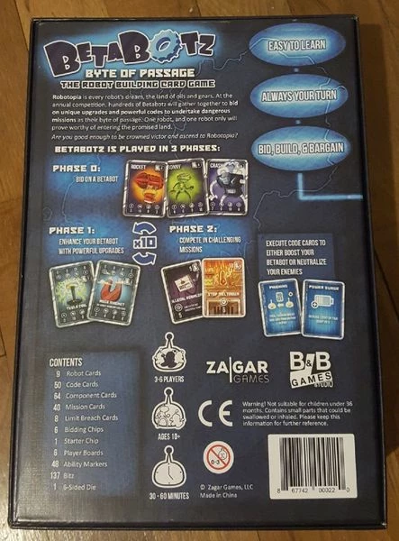 Cheap π₯° ZaGar Games BetaBotz: Byte Of Passage Board Games 𧨠4 ZaGar Games BetaBotz: Byte Of Passage Board Games