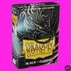 Arcane Tinman Dragon Shield: Japanese Classic Card Sleeves - Black 60ct Supplies