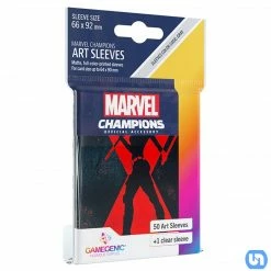 Asmodee Gamegenic: Marvel Champions Art Sleeves - Black Widow Supplies