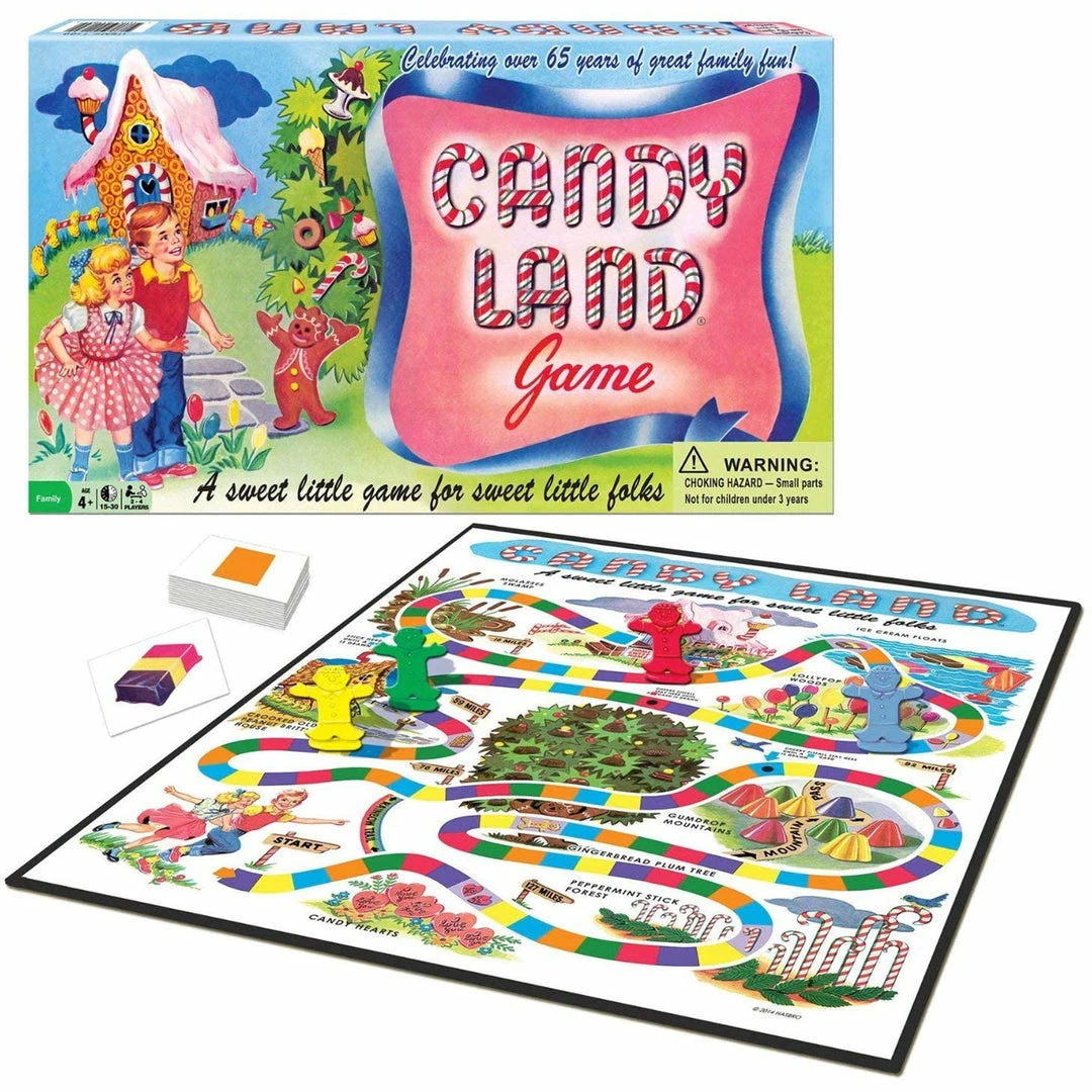 Brand new π Hasbro Gaming Board Games π¬ Candy Land Game - 65th Anniversary Edition β 3 Hasbro Gaming Board Games Candy Land Game - 65th Anniversary Edition