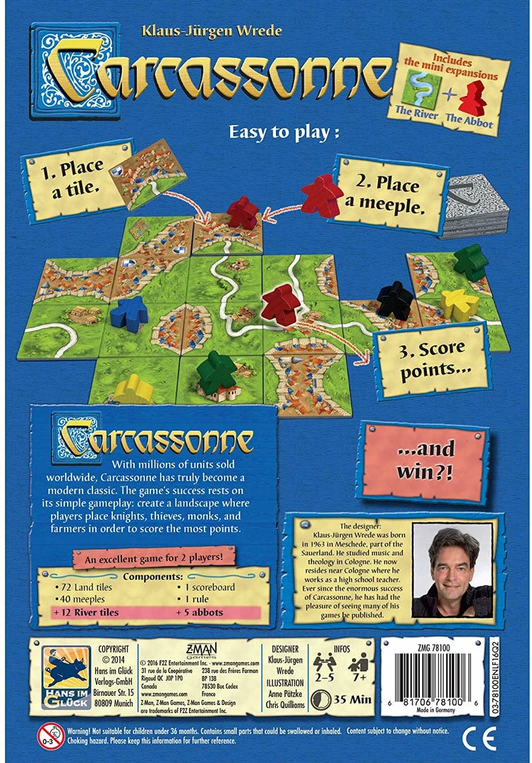 Best Sale π Zman Games Board Games Carcassonne π 4 Zman Games Board Games Carcassonne