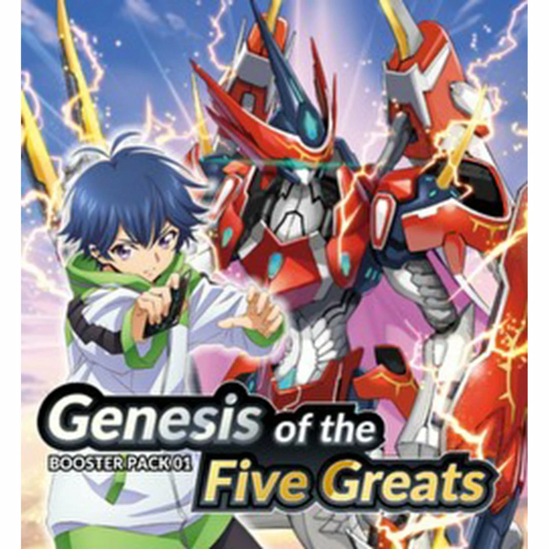 Brand new β€οΈ BushiRoad Cardfight Vanguard: Genesis Of The Five Greats Booster Box π 3 BushiRoad Cardfight Vanguard: Genesis Of The Five Greats Booster Box