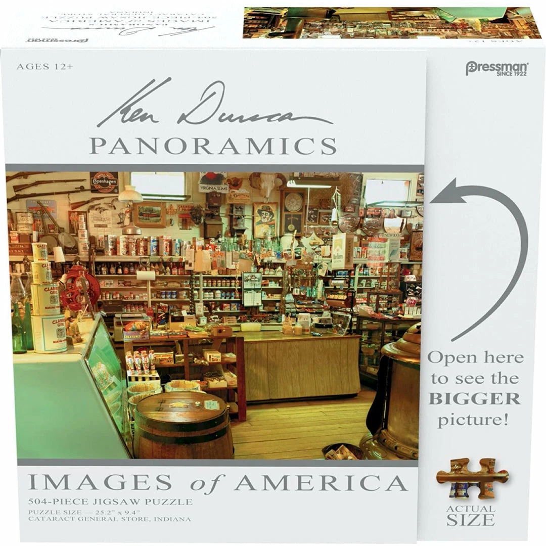 Buy π Pressman Toy Ken Duncan Panoramics: Cataract General Store, Indiana 504pc Puzzle Toys & Figures π― 3 Pressman Toy Ken Duncan Panoramics: Cataract General Store, Indiana 504pc Puzzle Toys & Figures