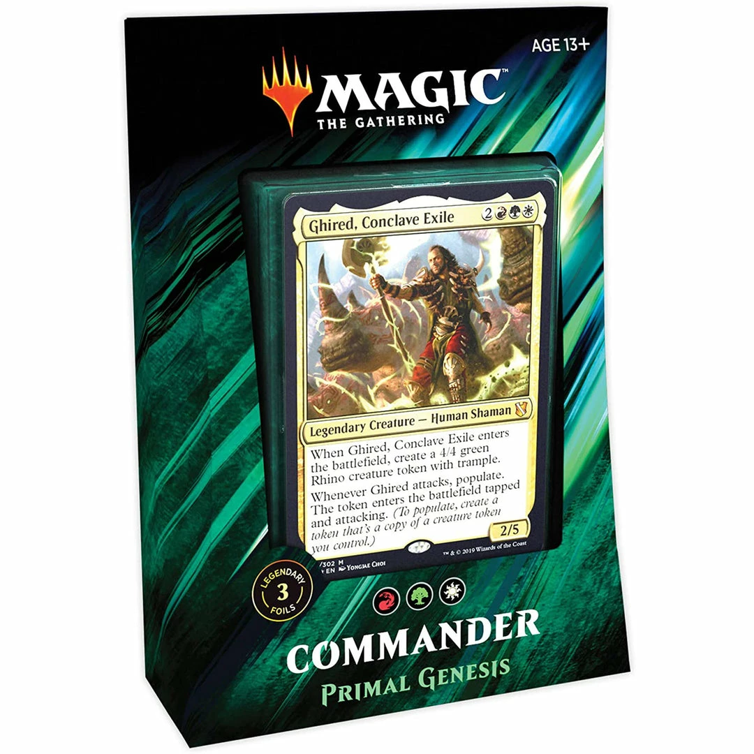 Deals βοΈ Wizards Of The Coast Magic The Gathering: 2019 Commander - Primal Genesis π― 3 Wizards Of The Coast Magic The Gathering: 2019 Commander - Primal Genesis