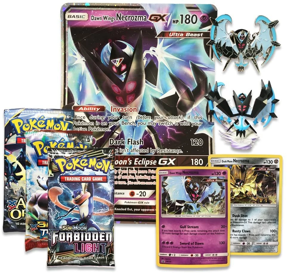 Best Sale π Pokemon TCG: Dawn Wings Necrozma Premium Collection π 4 Pokemon TCG: Dawn Wings Necrozma Premium Collection