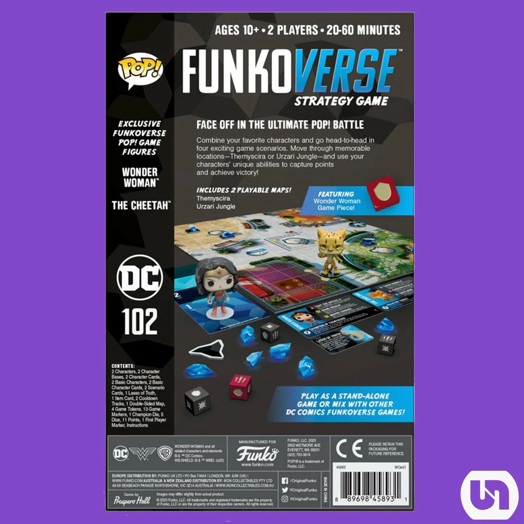 Flash Sale π₯ Board Games Pop!: Funkoverse - DC Wonder π© Woman 102 Expandalone π 4 Board Games Pop!: Funkoverse - DC Wonder Woman 102 Expandalone