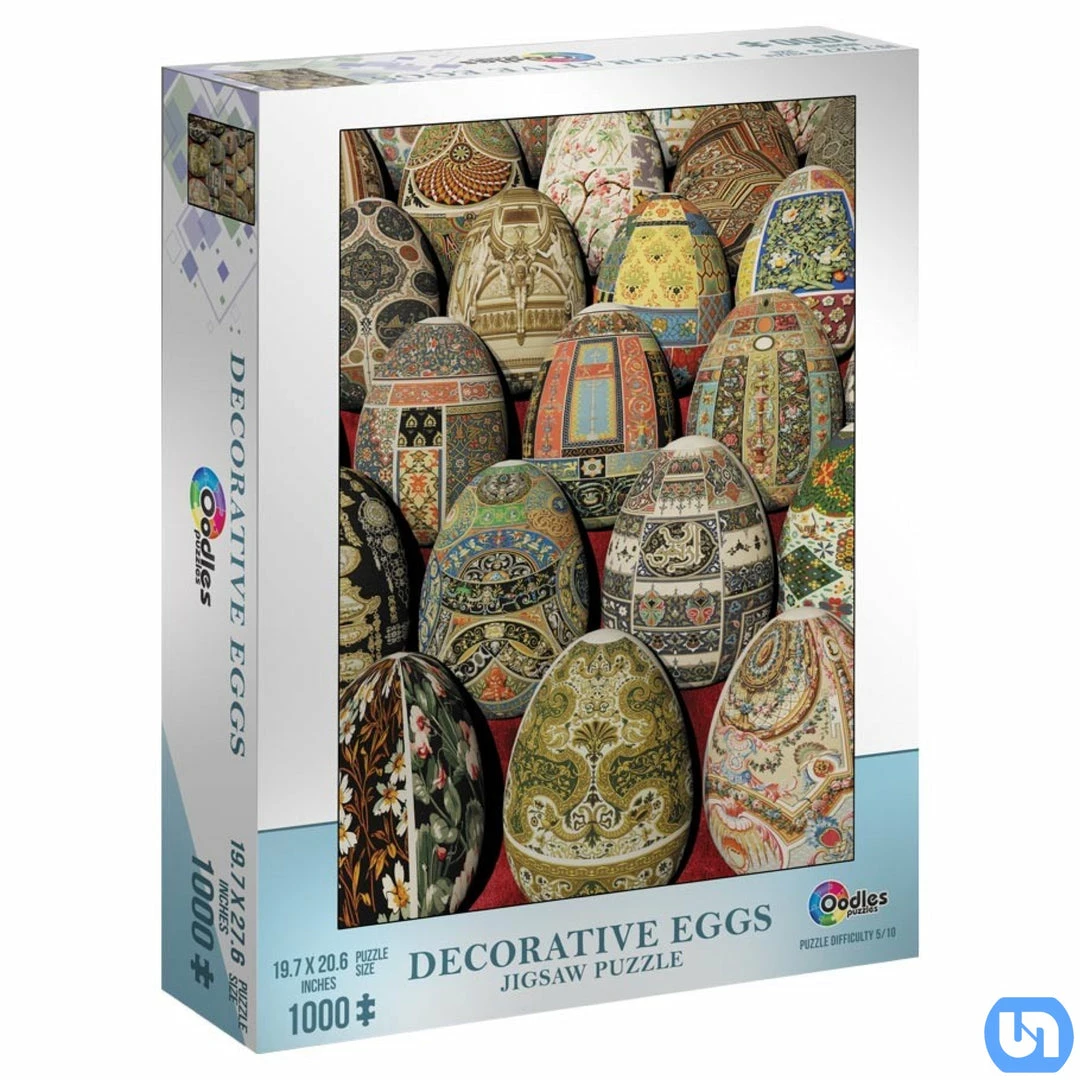 Flash Sale π MCHEZO Puzzle: Decorative Eggs 1000pc π 3 MCHEZO Puzzle: Decorative Eggs 1000pc