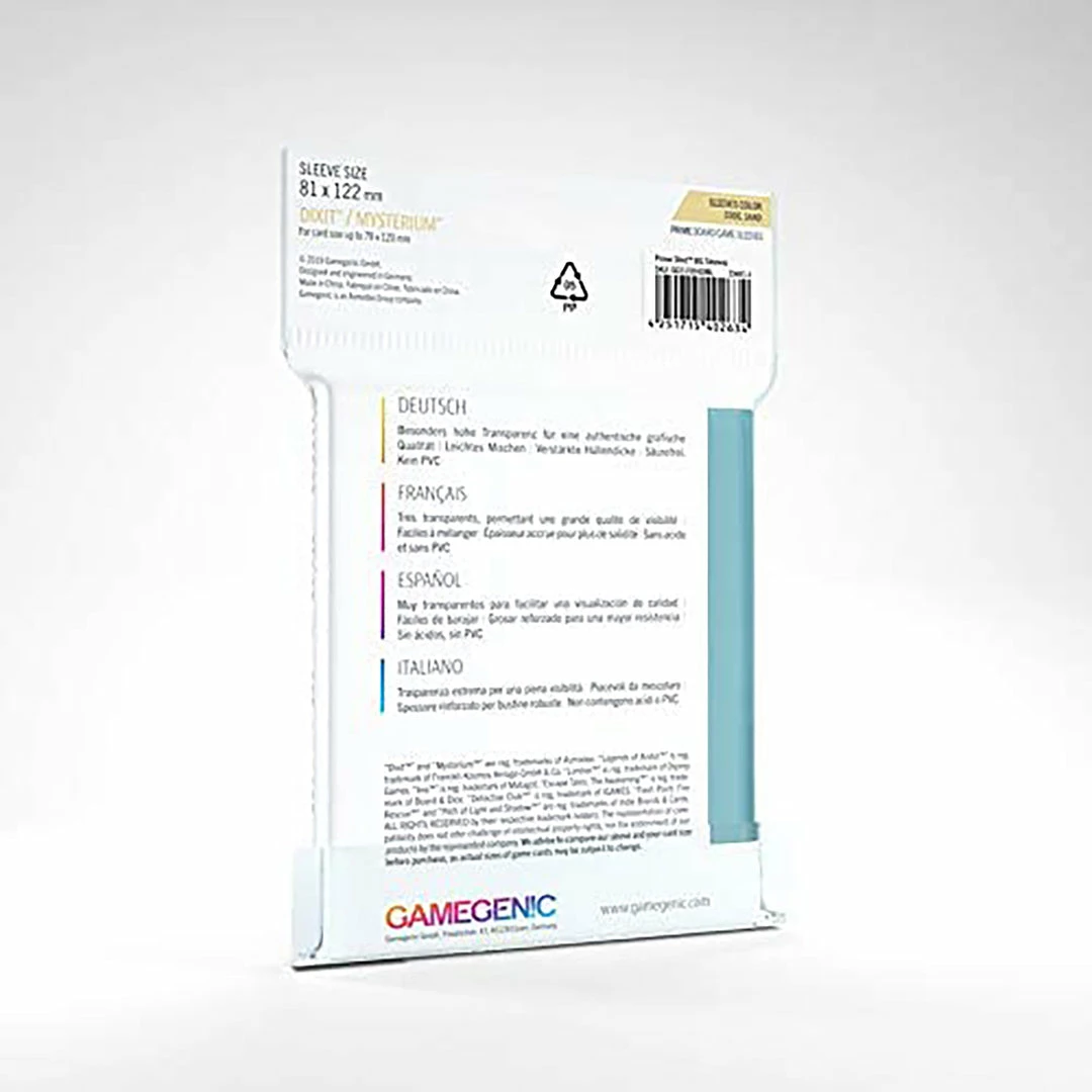 Flash Sale β Asmodee Supplies Gamegenic: Prime Board Game Sleeves 90ct - Dixit/Mysterium π 4 Asmodee Supplies Gamegenic: Prime Board Game Sleeves 90ct - Dixit/Mysterium