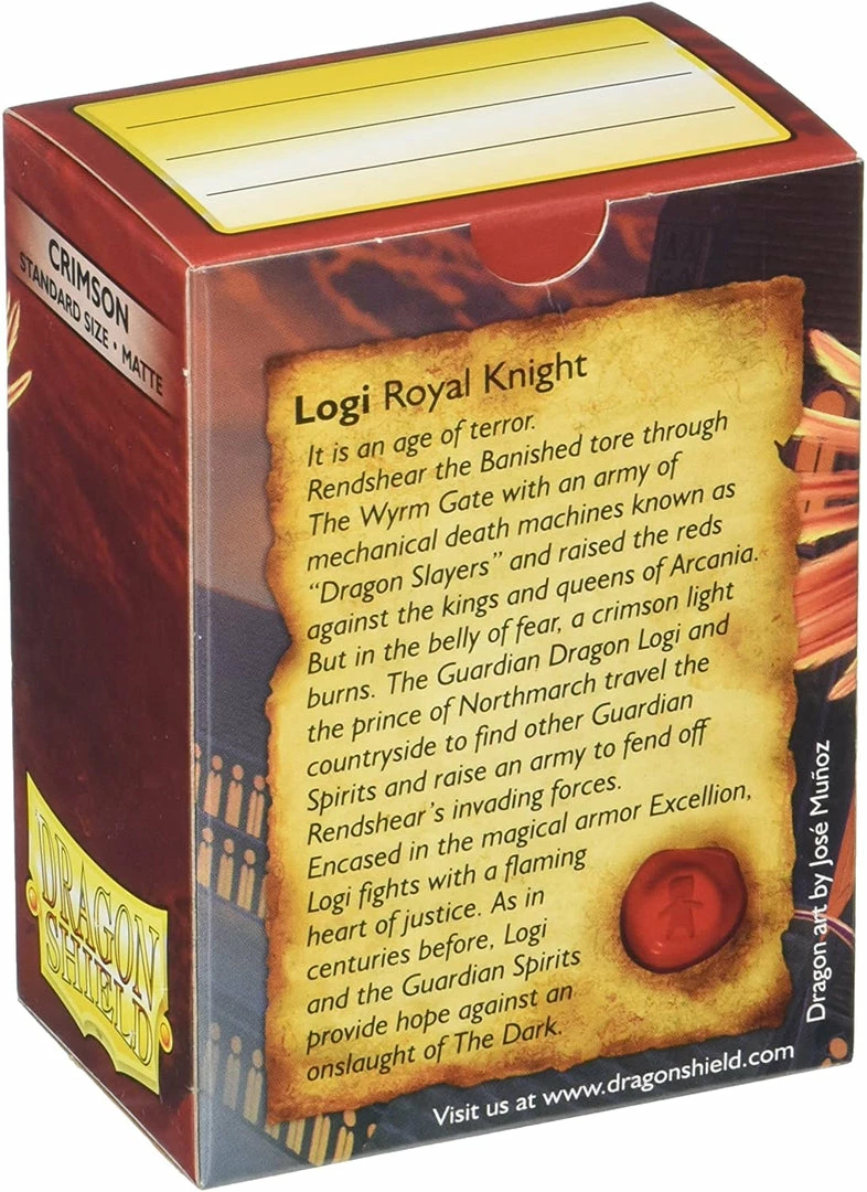 Promo π Arcane Tinman Dragon Shield Matte Sleeves - Crimson (100-Pack) Supplies π 4 Arcane Tinman Dragon Shield Matte Sleeves - Crimson (100-Pack) Supplies