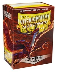 Promo π Arcane Tinman Dragon Shield Matte Sleeves - Crimson (100-Pack) Supplies π 3 Arcane Tinman Dragon Shield Matte Sleeves - Crimson (100-Pack) Supplies