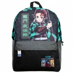 Bioworld Merch Demon Slayer: Corps Checker Laptop Backpack
