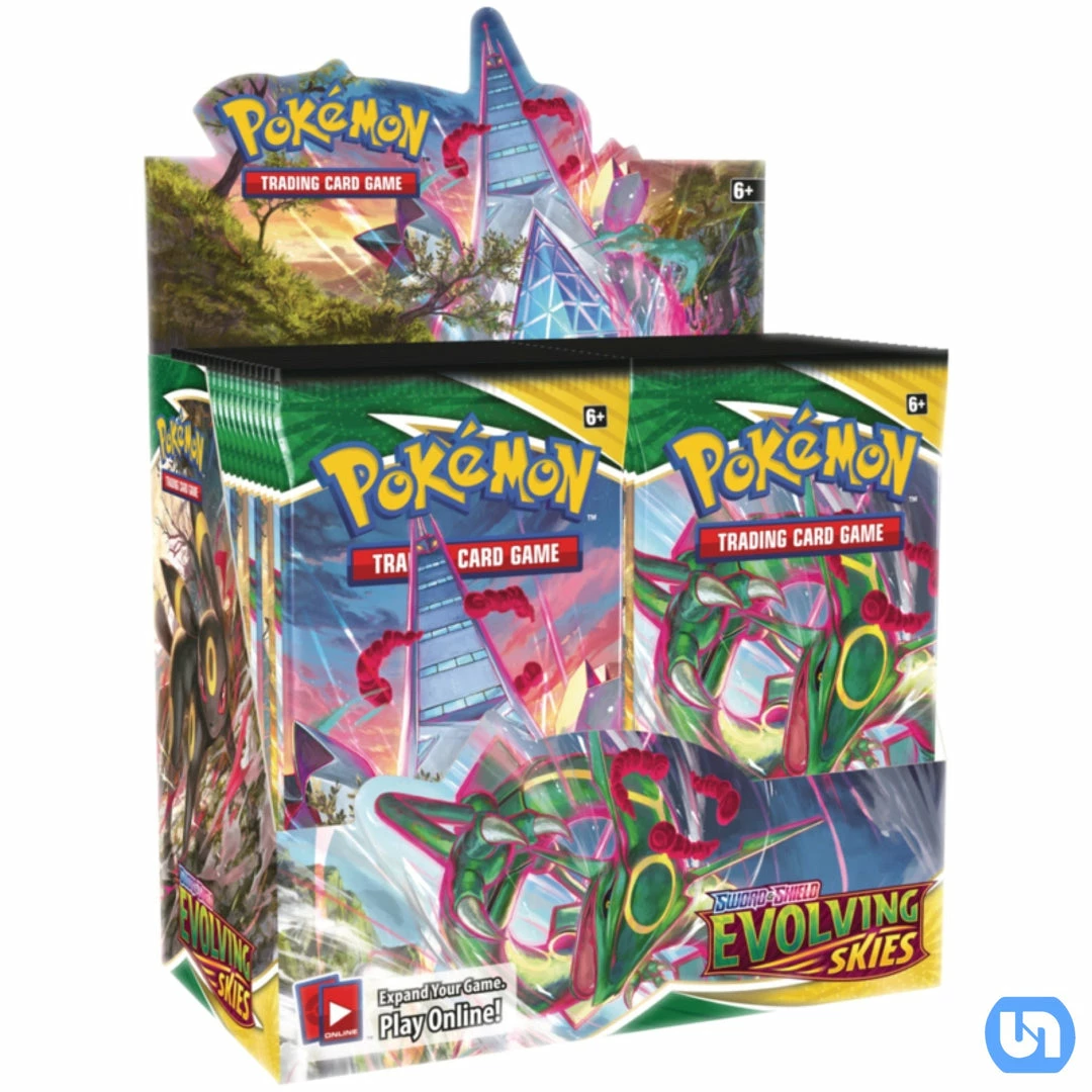 Coupon 🔥 Pokemon TCG: Sword & Shield Evolving Skies Booster Box TCGs 🔥 3 Pokemon TCG: Sword & Shield Evolving Skies Booster Box TCGs