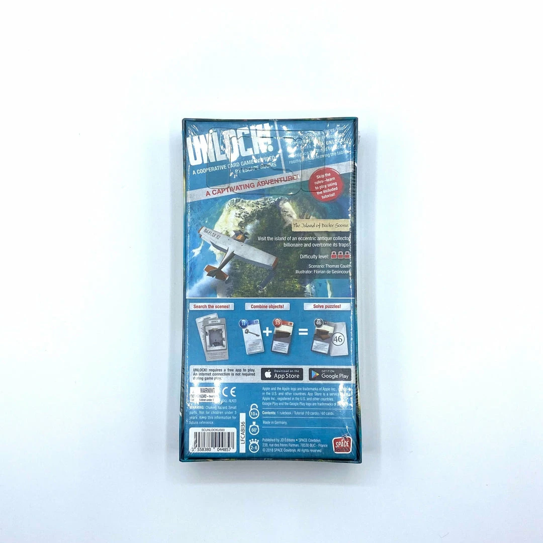 Outlet π Space Cowboys Board Games Unlock! Escape Adventures: The Island Of Doctor Goorse β 4 Space Cowboys Board Games Unlock! Escape Adventures: The Island Of Doctor Goorse