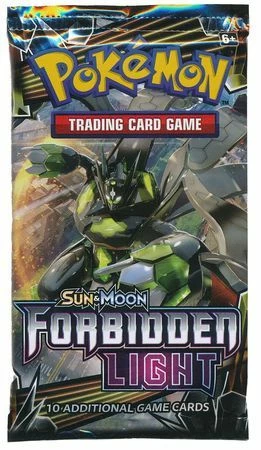 Outlet 🥰 Pokemon TCG: Sun & Moon Forbidden Light Booster Pack TCGs 🧨 4 Pokemon TCG: Sun & Moon Forbidden Light Booster Pack TCGs