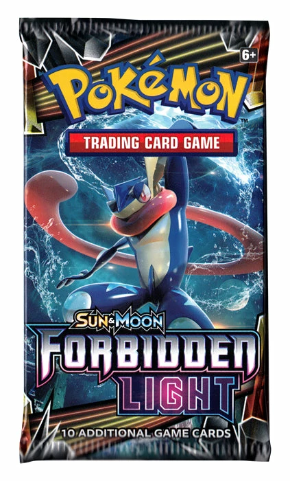 Outlet 🥰 Pokemon TCG: Sun & Moon Forbidden Light Booster Pack TCGs 🧨 5 Pokemon TCG: Sun & Moon Forbidden Light Booster Pack TCGs