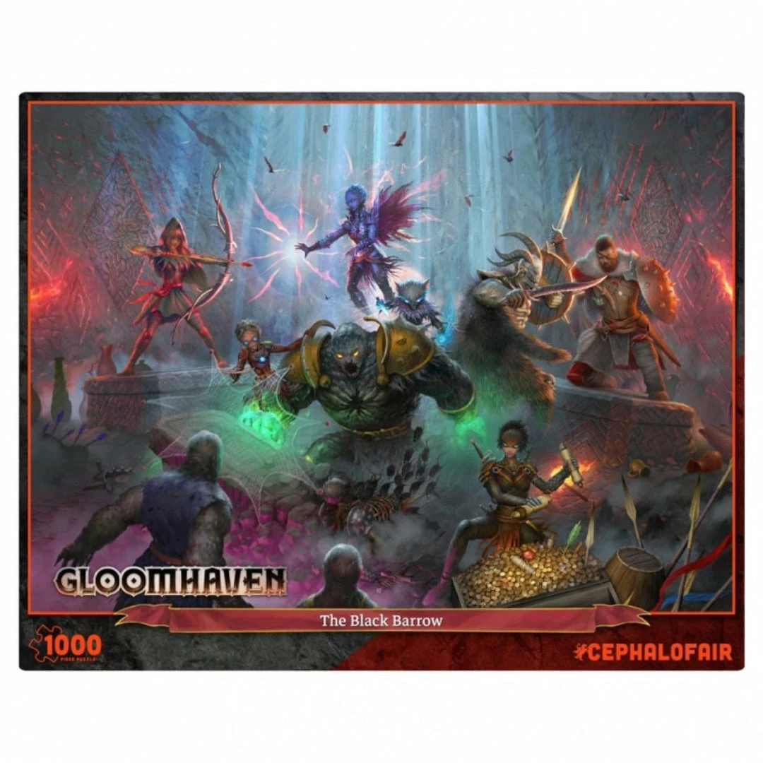 Top 10 β Cephalofair Games Toys & Figures Gloomhaven: Black Barrow 1000pc Puzzle 𧨠3 Cephalofair Games Toys & Figures Gloomhaven: Black Barrow 1000pc Puzzle