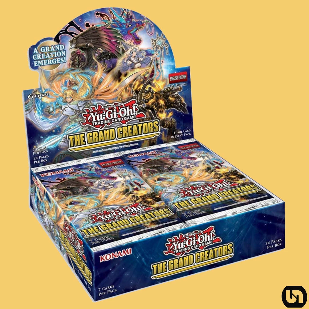 Flash Sale โจ Konami Yu-Gi-Oh: The Grand Creators 1st Edition Sealed Booster Box Case (12 Booster Boxes) ๐ 3 Konami Yu-Gi-Oh: The Grand Creators 1st Edition Sealed Booster Box Case (12 Booster Boxes)