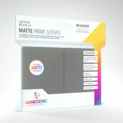 Asmodee Gamegenic: Matte Prime Sleeves - Gray