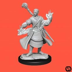 Wizkids Dungeons & Dragons: Nolzur's Marvelous Miniatures Wave 14 - Half-Elf Wizard Male