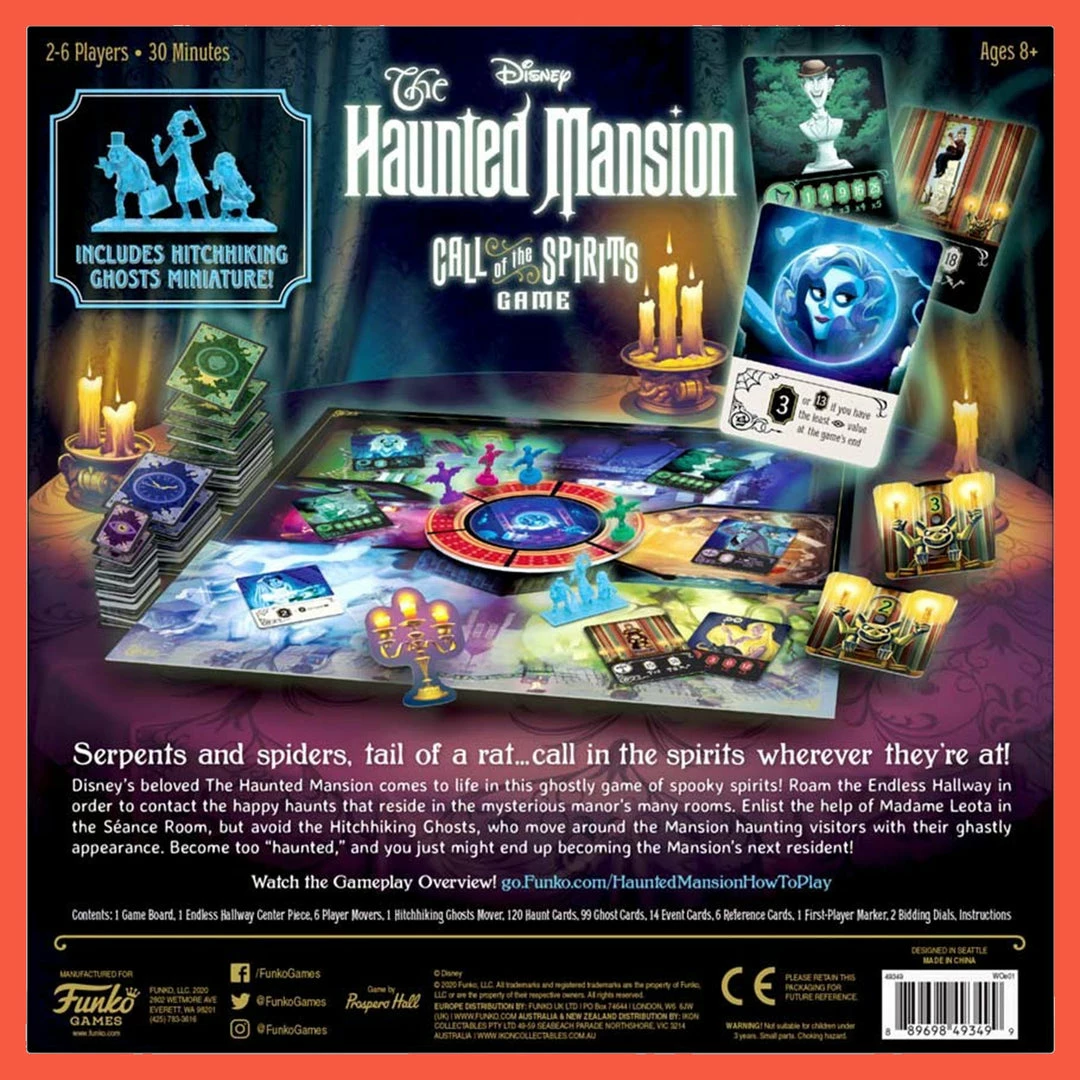 Best reviews of π Funko Board Games Disney: The Haunted Mansion π₯° 4 Funko Board Games Disney: The Haunted Mansion