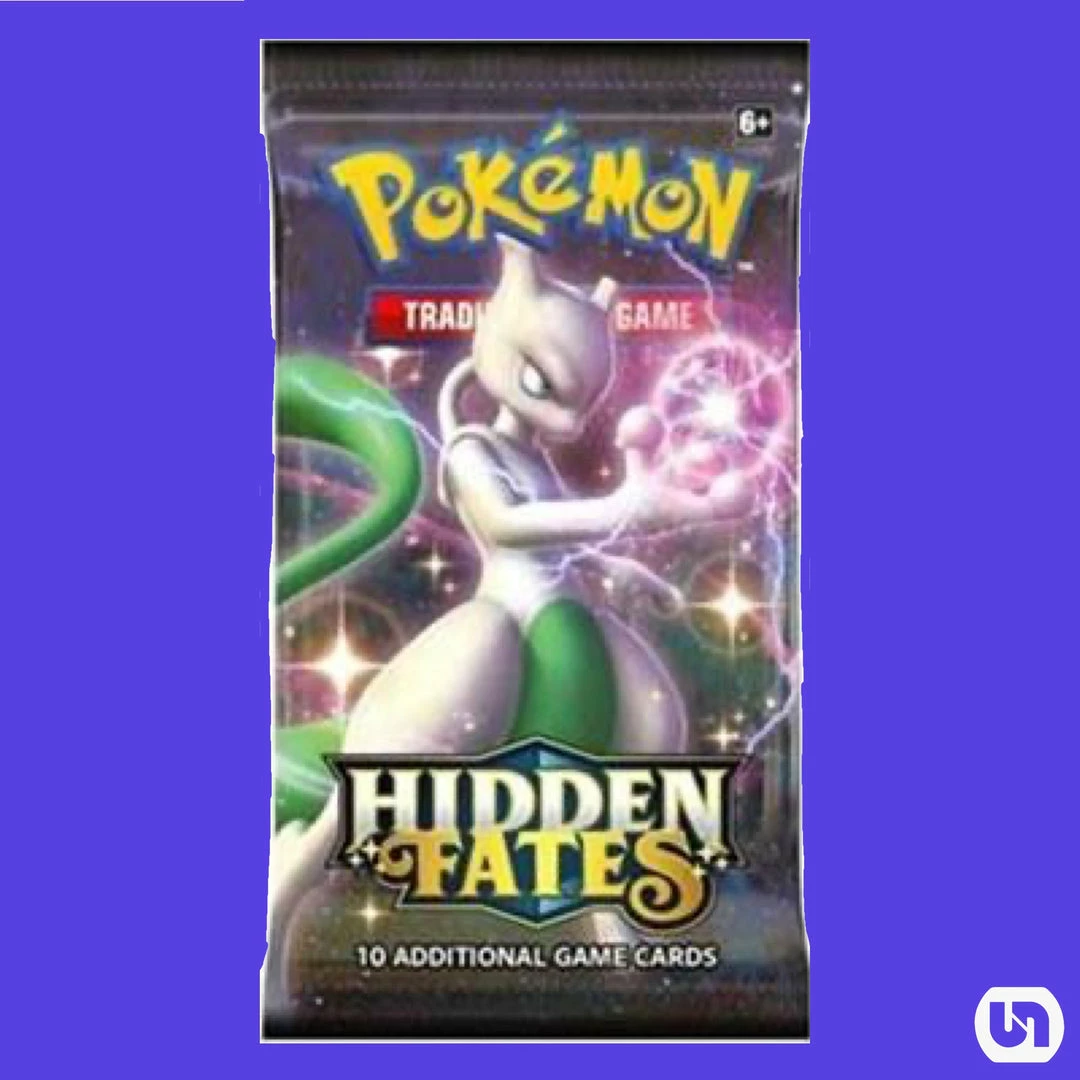 New π Pokemon TCG: Hidden Fates Booster Pack π― 3 Pokemon TCG: Hidden Fates Booster Pack