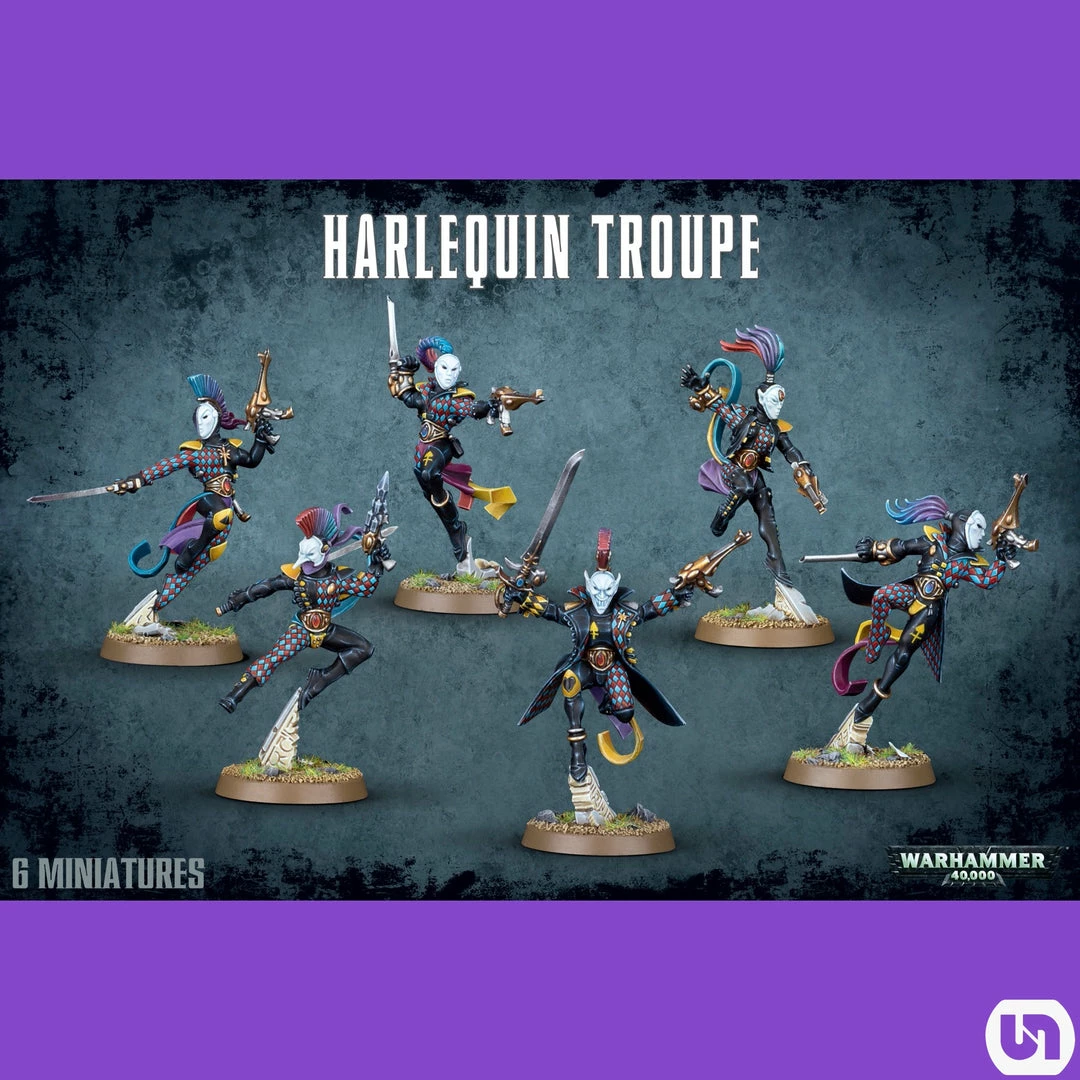 New β Games Workshop Warhammer: 40,000 - Harlequin Troupe π 3 Games Workshop Warhammer: 40,000 - Harlequin Troupe