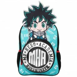 Bioworld My Hero Academia: Izuku Midoriya Kids Die Cut Backpack Merch
