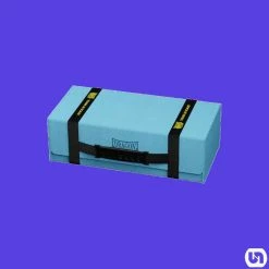 Arcane Tinman Supplies Dragon Shield: Magic Carpet XL - Double Deck Tray & Playmat-Blue/Black